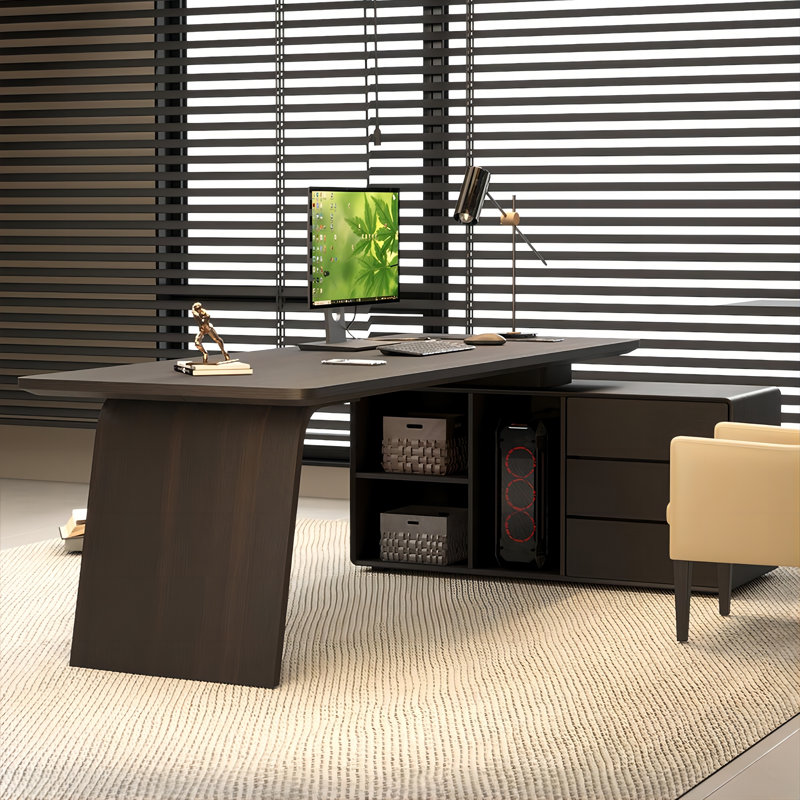 Bureau en coin 78,74 po, H 29,53 po x l 78,74 po x P 47,24 po