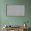 Tableau magnétique encadré étroit bleu-gris rustique-101799097