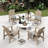 Abdinour Outdoor Adirondack Set-2129649597