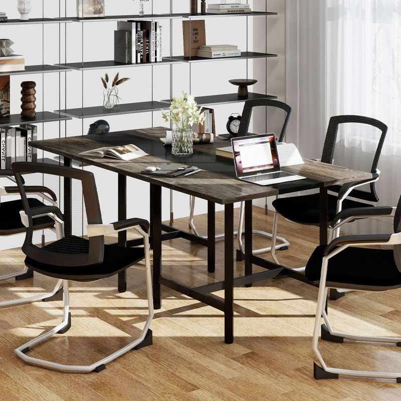 100cm Square Conference Table, Grey