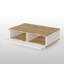 Table basse rectangulaire à profil bas avec rangement caché 35 po Lumina