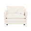 Chenille et chaise blanches, matériaux hauts, chaise Atmosphere 2 confortable pour le salon, chenille, structure en bois massif robuste, rembourrage en éponge confortable, indispensable