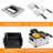 Costway 1700 Watt 5 3 Basket Indoor Turkey Fryer with Timer