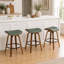 Tabourets de bar pivotants en similicuir Gerald-792666208-792666220
