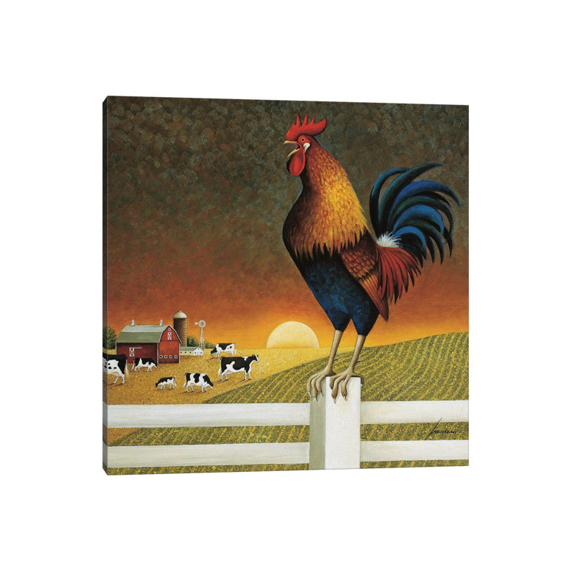 Sunrise by Lowell Herrero - Wrapped Canvas Painting, 93.98 cm H x 93.98 cm W x 1.91 cm D