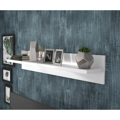 Aahil Floating Shelf with Lights