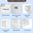 Tall Bathroom Storage Cabinet With Adjustable Shelves, Large Flip-out Basket And Enclosed Cabinets-1644168216