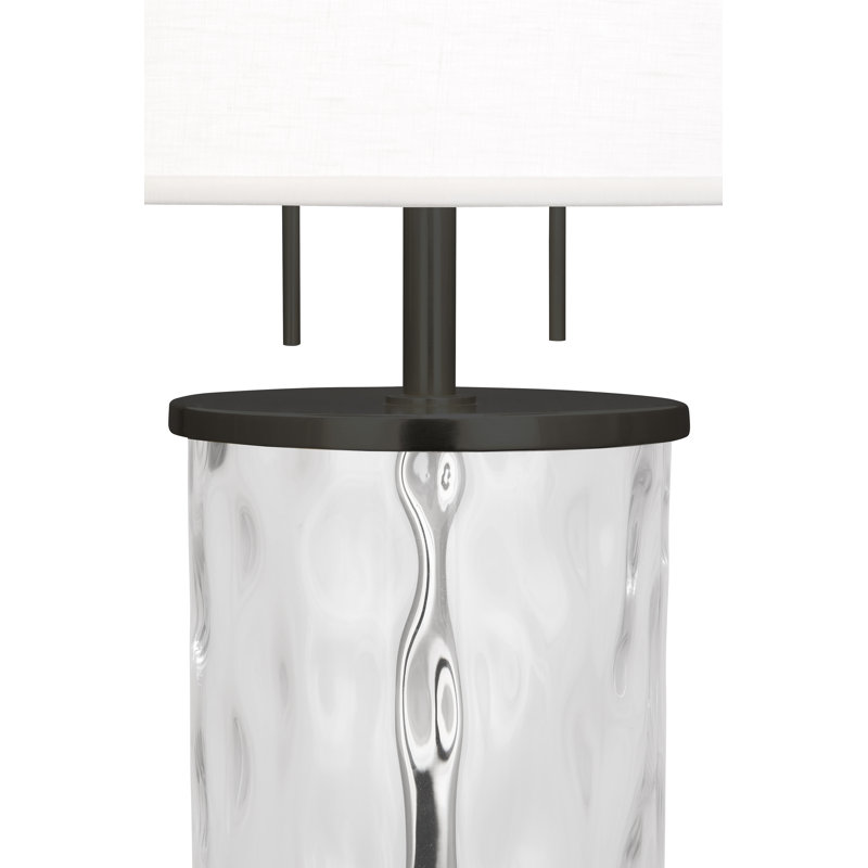 Lampe de table 28,25 po Gloria, Bronze patiné foncé