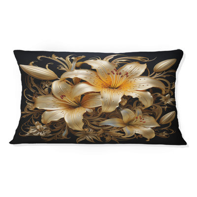 Coussin Golden Lily
