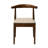 Bernardi 18.5'' H Solid Wood Stacking Side Chair-741660928