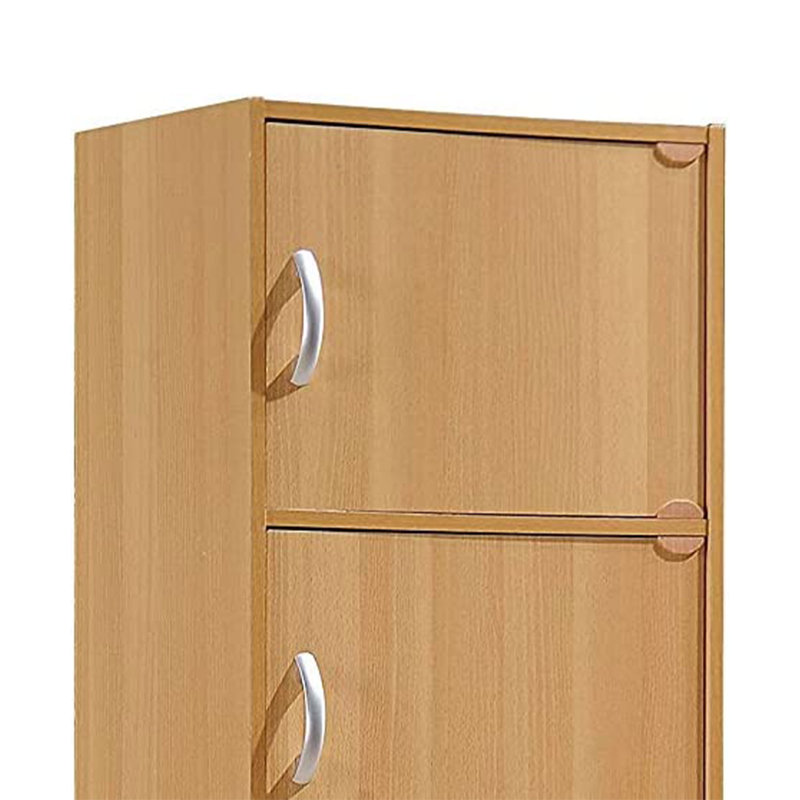Armoire de rangement à 5 tablettes , Brun clair