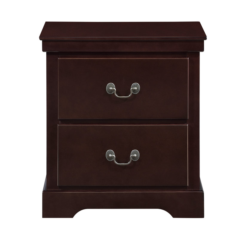 Table de chevet en bois 1pc, Cerisier