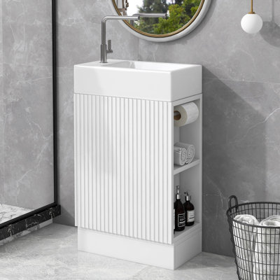 Meuble-lavabo 18,6 po avec lavabo