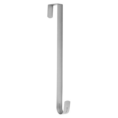 Heavy-Duty Steel Wreath Hanger For Front Door - Rust-Resistant Over The Door Hook For All Seasons - Fits Standard Doors Up To 2 Inches Thick