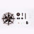 Best Sells Modern Enclosed Ceiling Fan Indoor With Remote Control And Bladeless Rust Red Industrial Ceiling Fan Light Kit