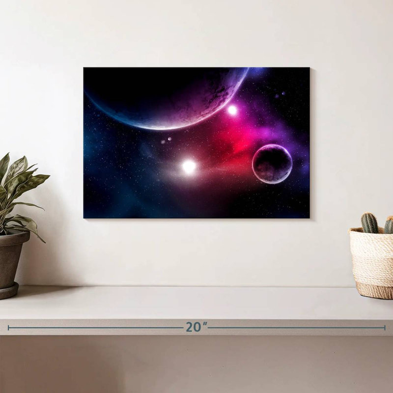 Oberle Stars And Planets, 8" H x 12" W