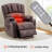 Aneria Power Recliner Lift Chair with Massage and Heat, Extended Footrest, Faux Leather-827687368
