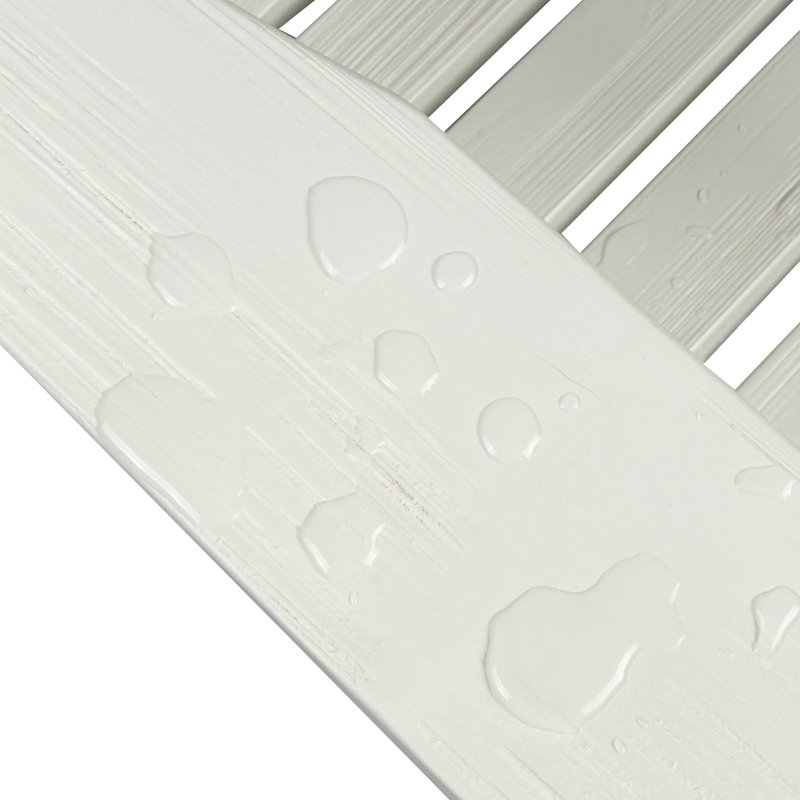 Janes Solid Wood Rocking Adirondack Chair, Eggshell White