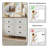 Rilynn Dresser For Bedroom, Modern Dresser With 6 Drawers, Wide Chest Of Drawers With Metal Handles-1109733417