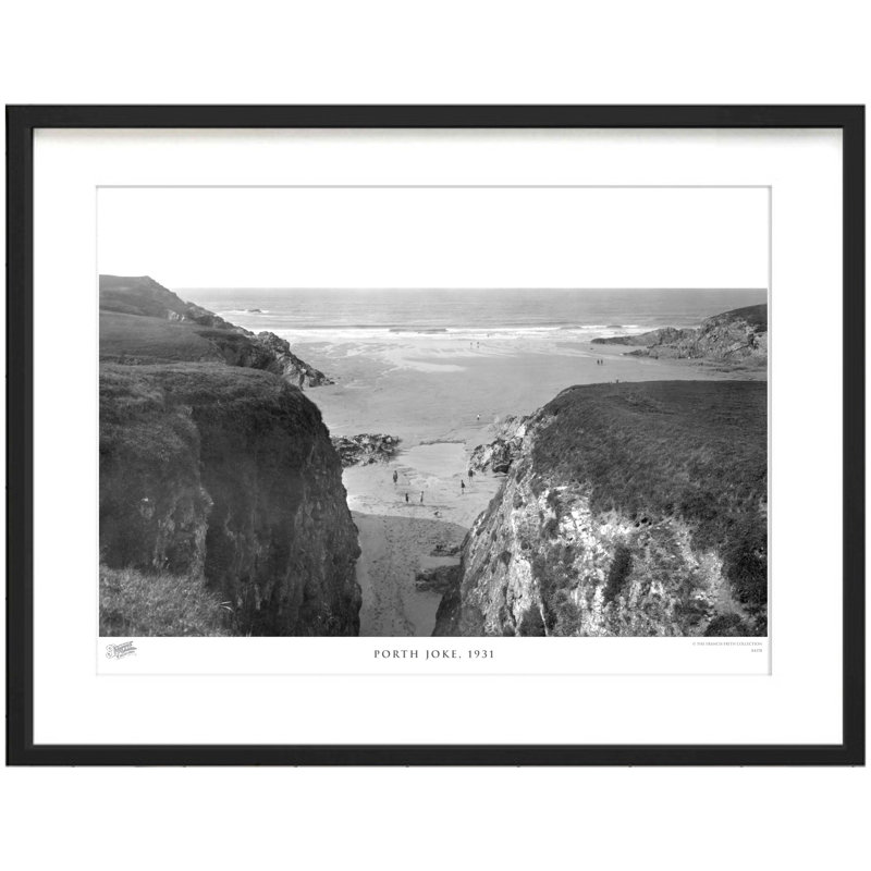 Porth Joke, 1931 - Single Picture Frame Print, 60cm H x 80cm W x 2.3cm D