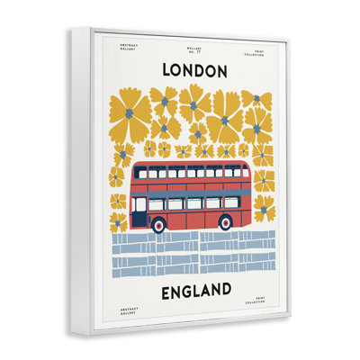 «Groovy London Bus», estampe numérique, design par Omar Escalante