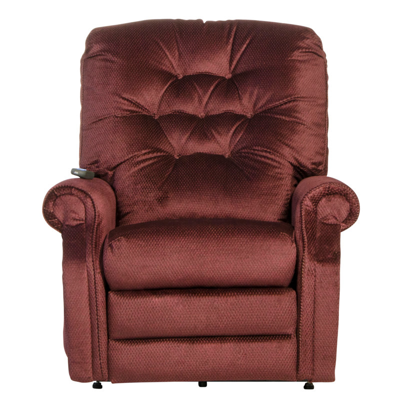 Fauteuil inclinable Patriot Power Lift Assist, 100% polyester rouge