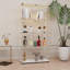 Vitrine en verre trempé, armoire à vin, armoire de rangement, classeur, avec bande DEL Bluetooth, peut être contrôlée par une télécommande ou une application mobile, roulettes pivotantes, peut être placée n'importe où-114484499