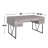 Sonoma Driftwood 4-Drawer Writing Desk