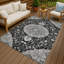Tapis damassé intérieur / extérieur lavable à la machine ACN2611-1461960910-1461960898
