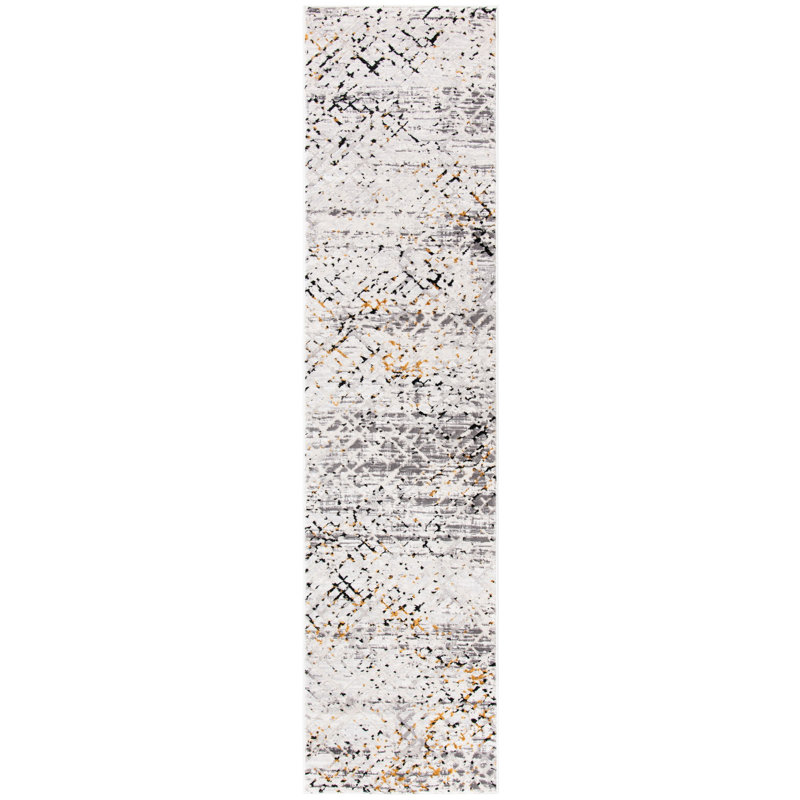 Bailee Performance Abstract Rug, Runner 2' x 8'