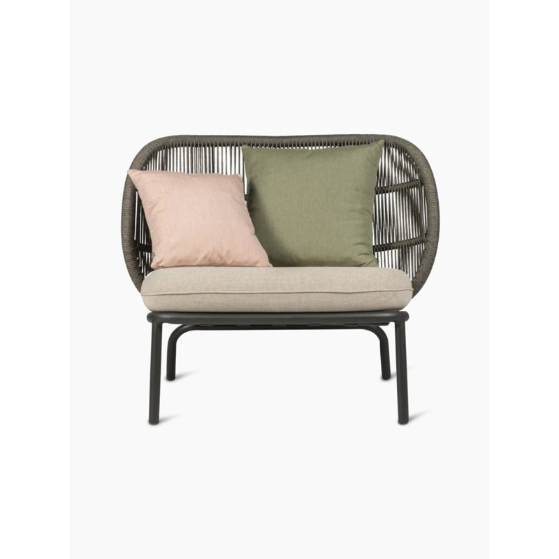 Kodo Outdoor Lounge Chair, Fossil Gray