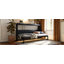 Lit escamotable moderne pliant sur le côté avec motif imprimé tendance, éclairage DEL sous le lit et prise USB intégrée - conception peu encombrante-1189936995-1189936994