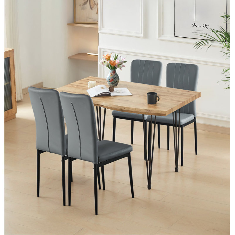 Mose 4 - Person Dining Set, 76cm H x 120cm L x 80cm W