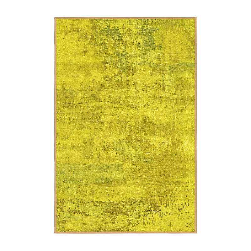Tapis Mid-Century moderne 260 jaunes