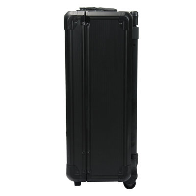 4 899Pcs Handyman Tool With Lock And Portable Storage - Black Home Rolling Toolbox For Maintenance Garden Work