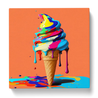 Ice Cream Fauvism - No Frame Print