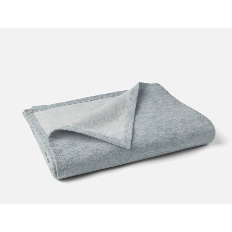 Full Circle Cotton Blanket, 92" L x 90" W, Granite/Marble