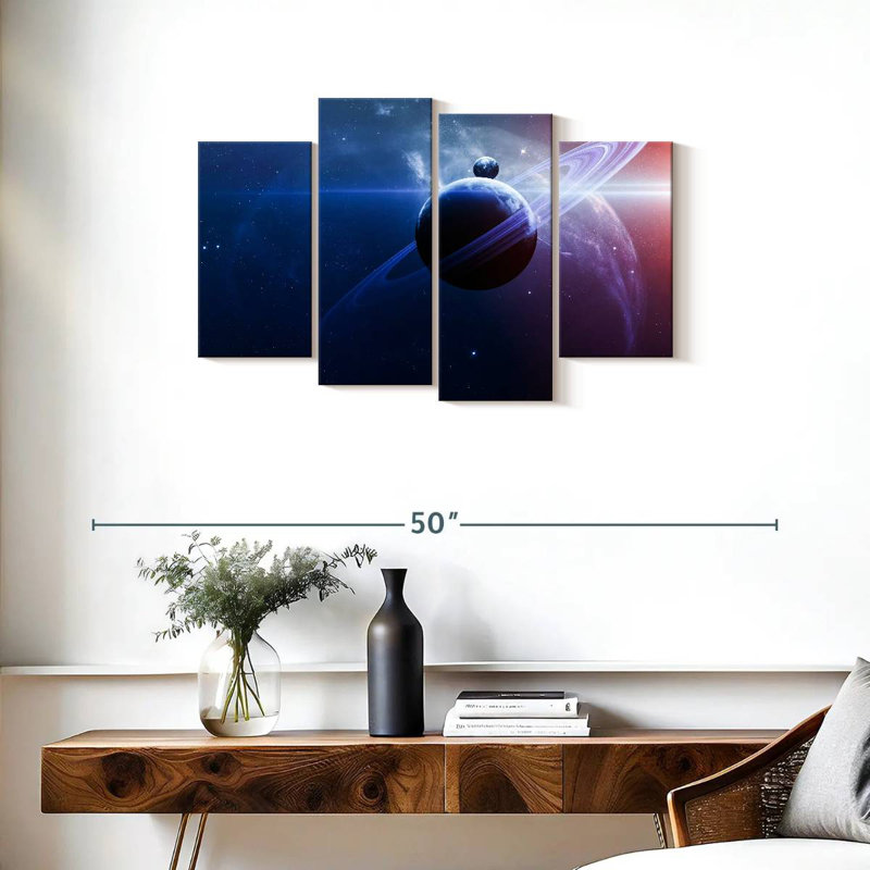 Oberle Planets In Outer Space, 22" H x 36" W
