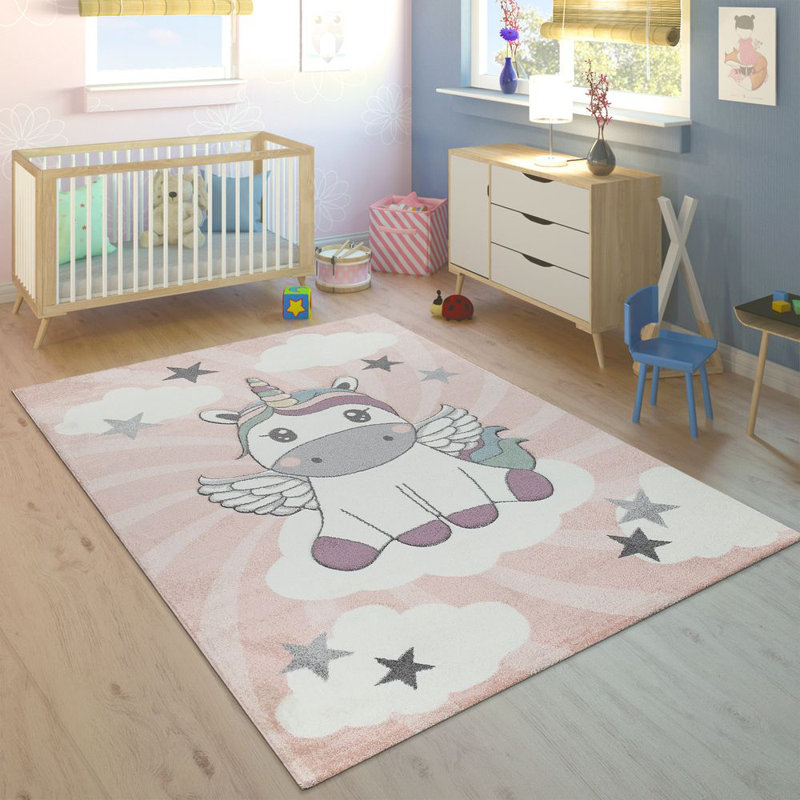 Tapis rose Rockridge, Rectangle 3 pi 11 po x 5 pi 7 po