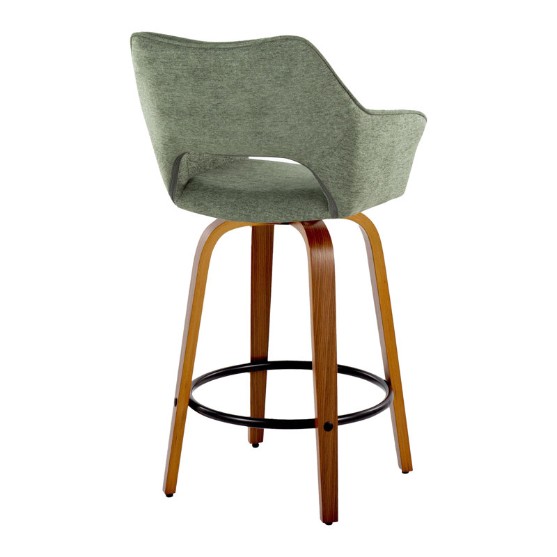 Tabouret de comptoir contemporain, Vert
