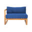 Venice Outdoor Teak One Arm Lounge Chair-1254774632