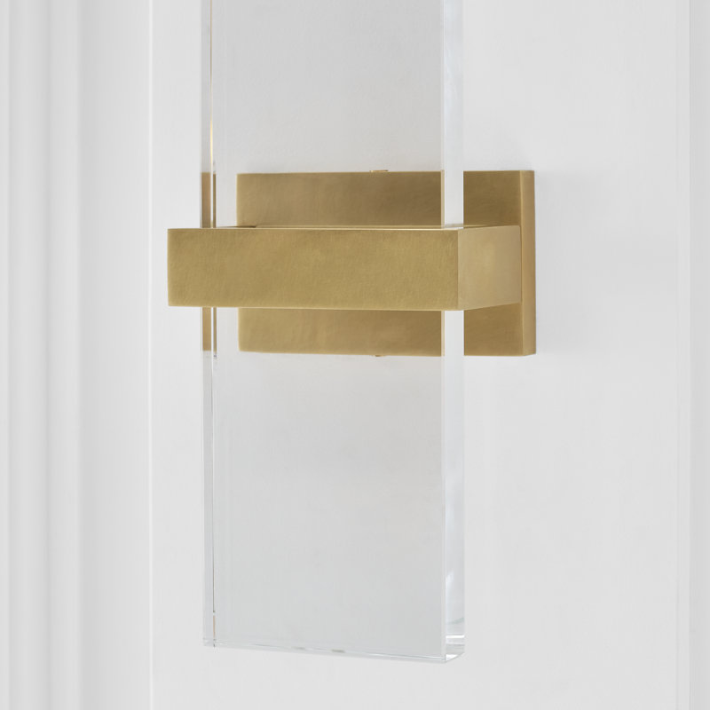 Flyta 1 - Light LED Flush Mounted Sconce, Clear
