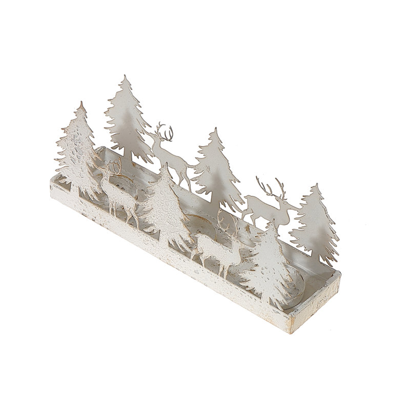 Décoration de table White Forest And Deer