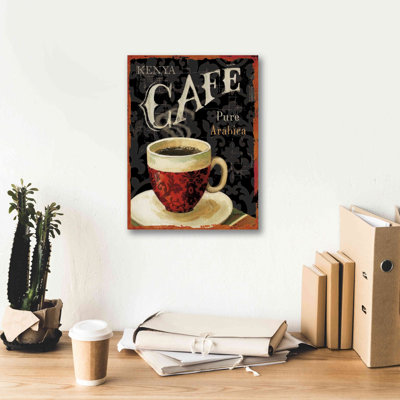 «Today's Coffee I» par Lisa Audit, art mural sur toile