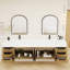 Jessica 83.5'' Wall Mounted Double Bathroom Vanity Base Only-72495650
