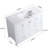 48" White Bathroom Vanity with Ceramic Sink Combo, Abundant Storage Cabinet -4 Soft close doors and 2 drawers-446108506