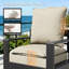 Ensemble de coussins d'extérieur 3 pièces Adwin, beige, résistant à l'eau et aux rayons UV (coussins seulement)-882221504-882221510