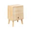 Stonefort 40cm W Solid Wood Bedside Table