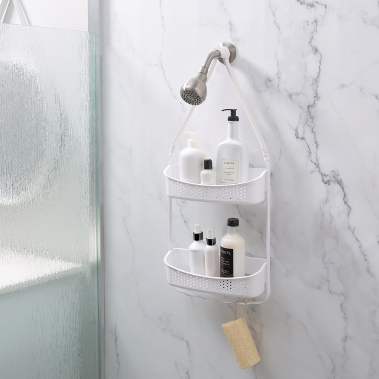 Hawley 2 Way Convertible Shower Caddy Rebrilliant Finish: White