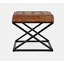 Kellner 51cm Wide Genuine Leather Tufted Rectangle Solid Colour Standard Ottoman-1642781308